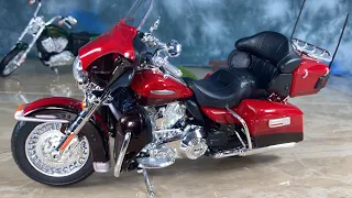 1/12 HARLEY-DAVIDSON 2013 FLHTK ELECTRA GLIDE DIECAST - Maisto [Unboxing] Review by CarsMond