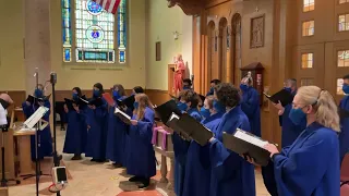 Agnus Dei from Missa Sancti Josephi by Flor Peeters, sung by the choir of Saint John the Evangelist