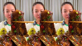 Mukbang Asmr Spicy Food | Fish Tail