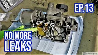 BMW E36 Oil Filter Housing Gasket Replacement DIY. [Ep.13 How to build a cheap drift car]