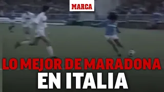 Por esto Maradona es Dios en Nápoles: sus hipnotizantes mejores jugadas en Italia I MARCA