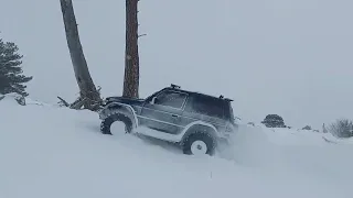 jeep cherokee, wrangler, pajero, surf - offroad in snow - offroad club gori - klikijvari 13.03.2022