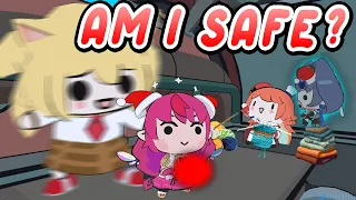 Kronii warns Kiara for camping at her hiding spot against Speedy Smol Ame |【AMONG US】