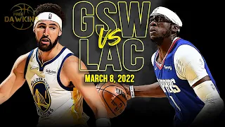 Golden State Warriors vs Los Angeles Clippers Full Game Highlights | March 8, 2022 | FreeDawkins