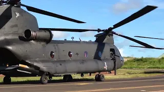 Closeup Australian Boeing CH47D Chinook Helicopter 2015