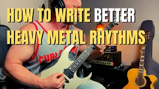 How to Write More Original Heavy Metal Rhythms on Guitar (Metal Songwriting Tips)