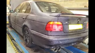 BMW E39 V8 MATT BLACK THUNDER PROJECT