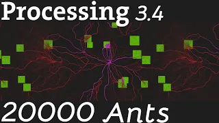 Ants doing their simulated thing [Ant Simulation]