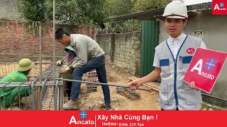 Chia sẻ cách làm thép móng đơn công trình vườn 1 tầng