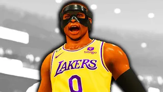 Russell Westbrook Loses His Mind - BLACK MASK dunks EVERYTHING in NBA 2K23!
