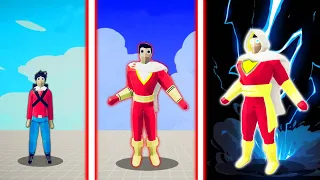 EVOLUTION OF SHAZAM ( DCEU ) | TABS - Totally Accurate Battle Simulator