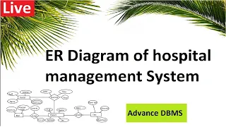 ER diagram of hospital management system | Live