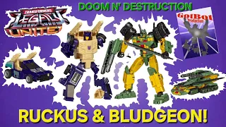 Transformers Legacy United Doom N' Destruction Bludgeon and Ruckus - GotBot Ture Review NUMBER 1218