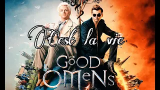 Good Omens [В. Меладзе - Се ля ви] // Aziraphale x Crowley - C'est la vie (eng subs)