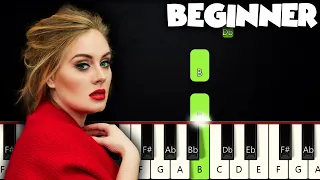 Someone Like You - Adele | BEGINNER PIANO TUTORIAL + SHEET MUSIC by Betacustic