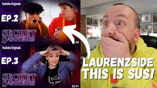 WATCHING More LaurenzSide SECRET SABOTEURS! (Ep.2 & Ep.3 REACTION!)