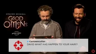 Michael Sheen “WHAT HAS HAPPEN TO YOUR HAIR”