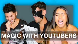 Blindfolded Magic with Youtubers!!!