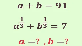 How to solve  this wonderful rational algebra problem | Olympiad Question | a=?,b=?