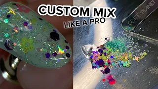 CUSTOM Mixing Glitters for your Nails