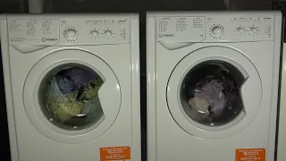 Wash Race - 2017 Indesit IWC71252W vs 2023 Indesit IWC71252W  - Cotton standard 40'c