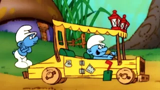 The First Smurf Car 🚗 • The Smurfs • Fun Cartoons For Kids