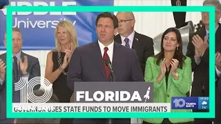 Florida Gov. Ron DeSantis says he plans to relocate more migrants to sanctuary cities