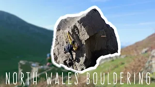 North Wales Bouldering, The Pinch V7, King of Drunks V6 and others