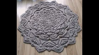 crochet home rug #59/ crochet mandala/ 갈고리 만다라/ ক্রোচেট ম্যান্ডালা/ πλεκτό χαλί σπιτιού/钩针家用地毯