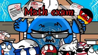 countryballs school 🏫 (math exam) animation