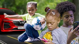 Little BROTHER HIT by A CAR 🚘💥 SIBLINGS on THEIR PHONES | I Hate MY Siblings S2 | Kinigra Deon