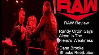 WWE RAW Review 11/30/2020 | Randy Orton Says Alexa Bliss Is The Fiend's Weakness