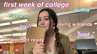 FIRST WEEK OF COLLEGE VLOG📚 *senior year at chapman university*