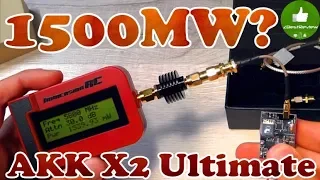 ✔ Самый мощный компактный передатчик - AKK X2 Ultimate 1.2W! Akktek.com