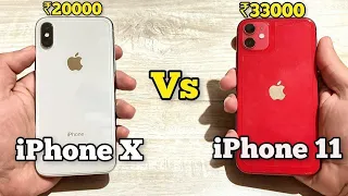 iPhone X vs iPhone 11 🔥X is better? Camera test | Speed test | Second hand price in Hindi