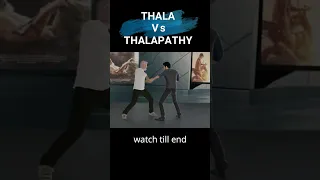 varisu vs thunivu | thala vs thalapathy fight | vijay vs ajith fight animation #shorts