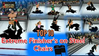 "Top 10", Extreme Finisher's on Steel Chairs as WR3D