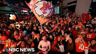 Chiefs fans celebrate back-to-back Super Bowl wins