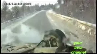 Подборка дтп с регистратора !февраль 2013 Fail crash compilation (2)