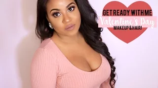 Get Ready With Me | Valentine's Day Makeup & Hair!