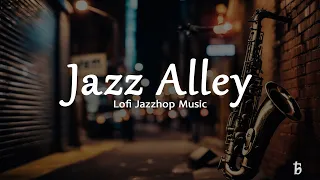 Jazz Alley 🎷 Lofi relax chill music for study work and rest 🎷 FokusBeat