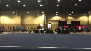 Samantha Jezak- Eastern National floor routine 2015