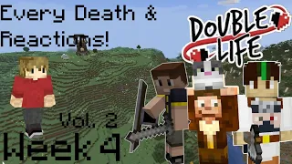 Double Life SMP: Every Deaths and Reactions - Week 1-4 | Double Life SMP Vol. 2 (Updated)