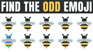 HOW GOOD ARE YOUR EYES #2 l Find The Odd Emoji Out l Emoji Puzzle Quiz | Easy, Medium, Hard