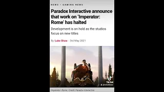 Paradox Interactive stops working on Imperator: Rome