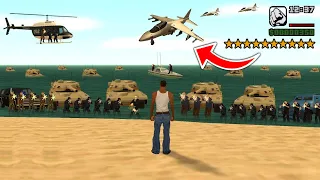 What happens if you GET 10 STARS in GTA San Andreas?