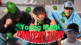 YOUNG MULTI - ZIOMECZKI ZIOMY [Official Video] | REACTION (Reacting To Polish Rap)