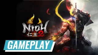 NIOH 2  - Gameplay & Boss Fight TGS Demo Gameplay