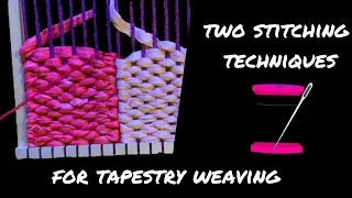 Stitching Tutorial for Tapestry Weaving