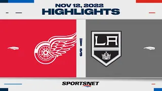 NHL Highlights | Red Wings vs. Kings - November 12, 2022